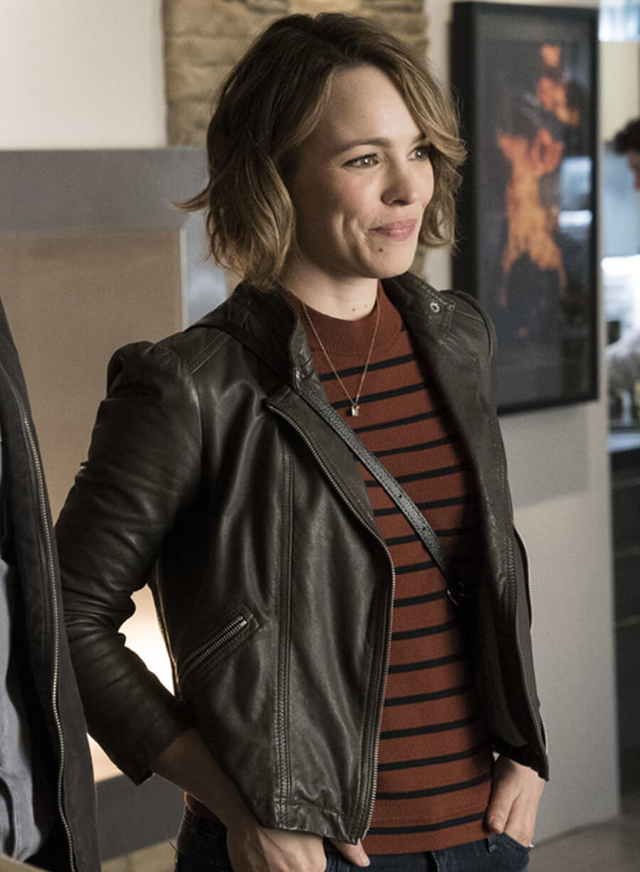 Harpoon Annie Inspired Black Biker Jacket - Game Night Style