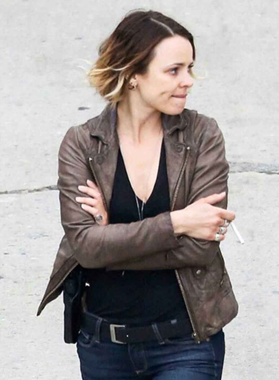 Harpoon Ani Bezzerides Inspired Brown Leather Jacket - True Detective Style
