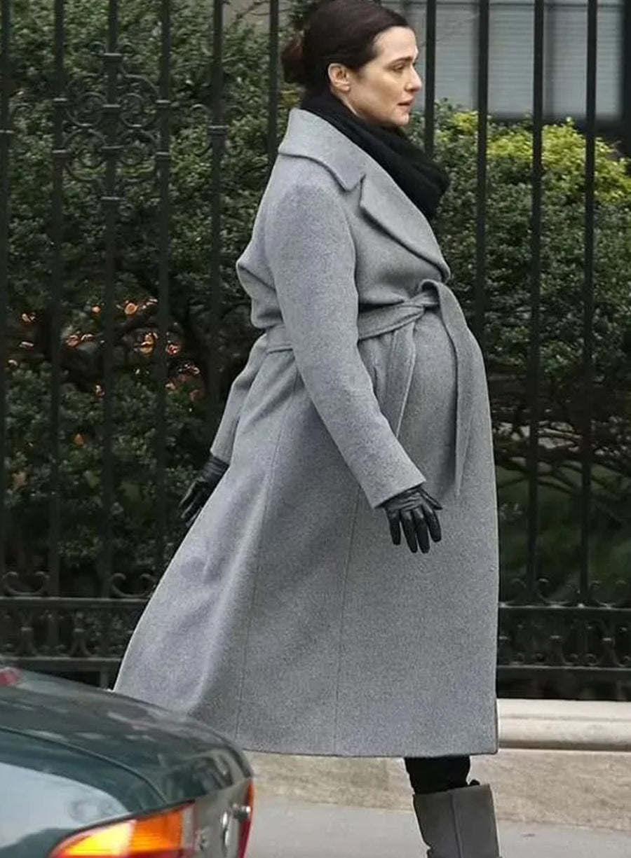 Harpoon Beverly Mantle Inspired Grey Coat - Dead Ringers Style