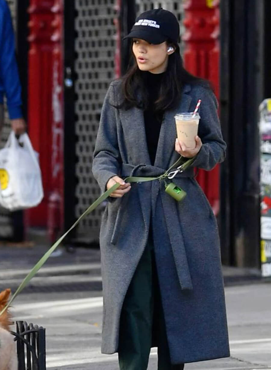 Harpoon Rachel Zegler Inspired Grey Coat