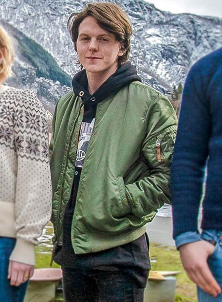 Harpoon Laurits Inspired Green Bomber Jacket - Ragnarok Style