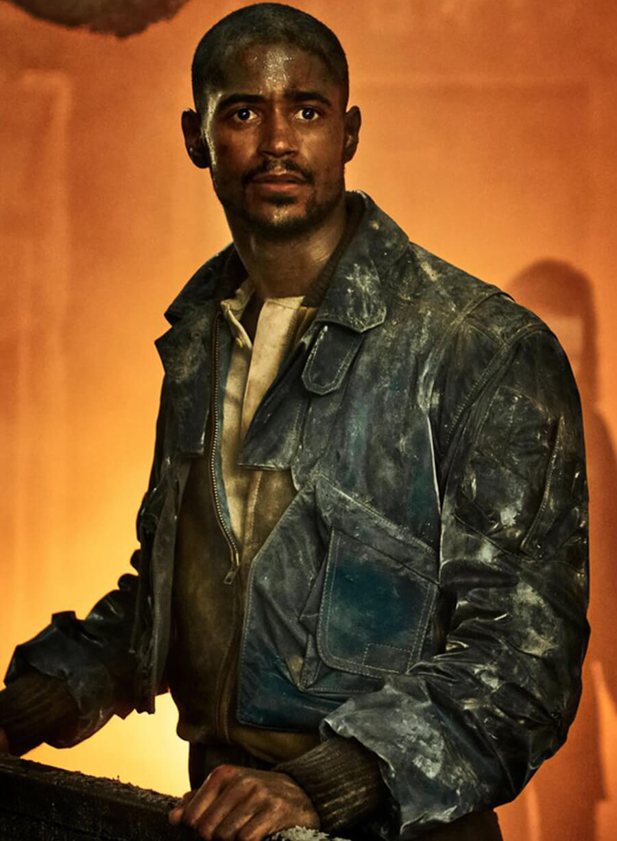 Harpoon Raych Seldon Inspired Blue Real Leather Leather Jacket - Foundation Style