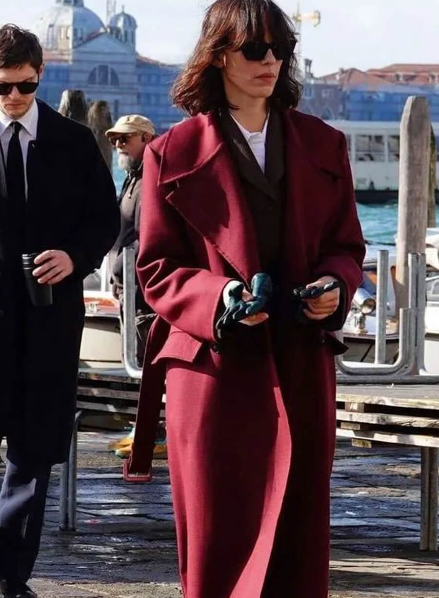 Harpoon Jordan Bennett Inspired Red Wool Fabric Coat - The Beauty 2026 Style