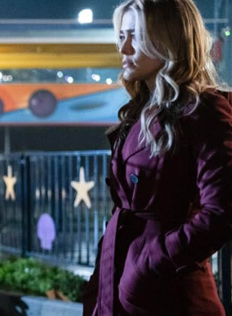 Harpoon Rebecca Henderson Inspired Maroon Cotton Fabric Coat - The Hunting Party Style