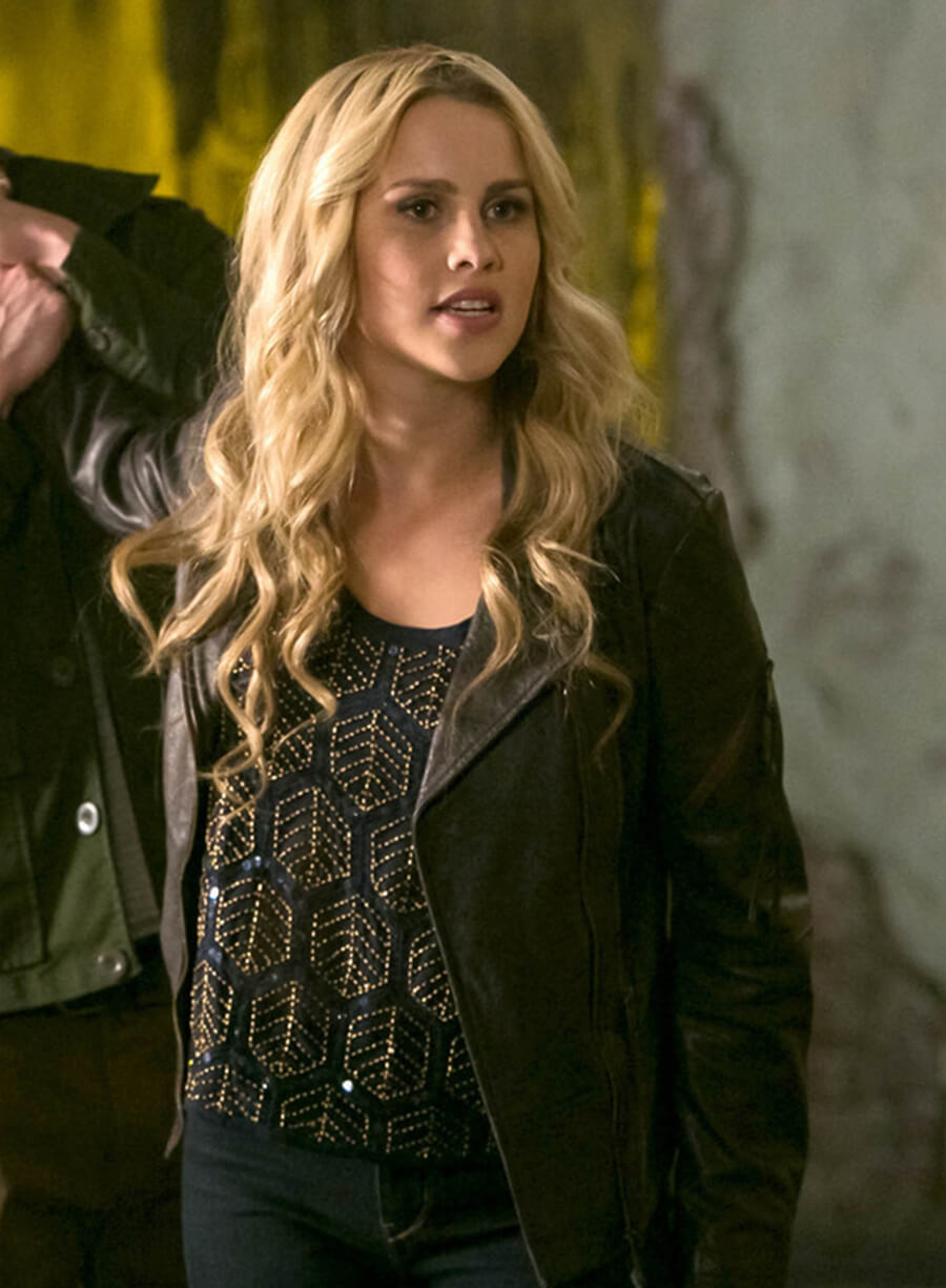 Harpoon Rebekah Mikaelson Inspired Black Biker Jacket - The Originals Style