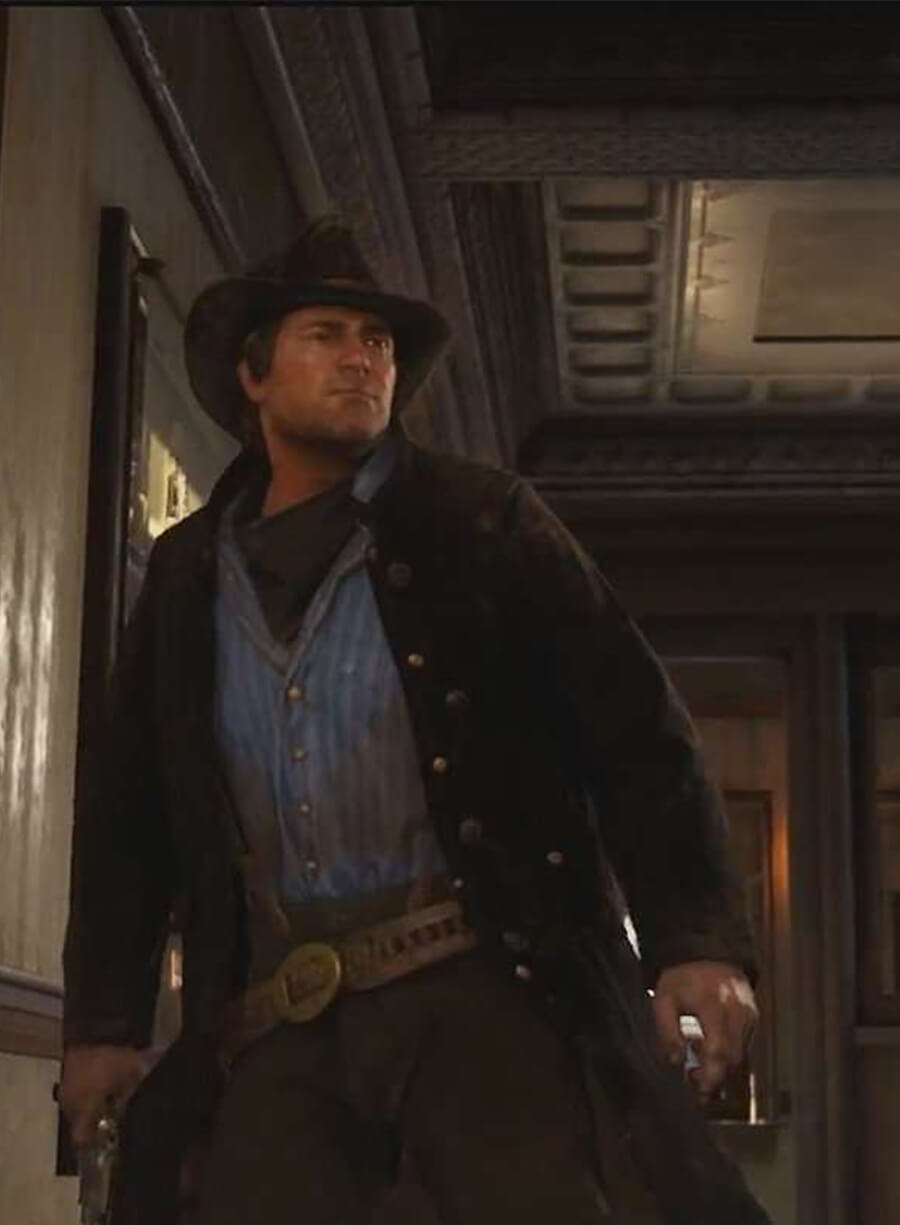 Harpoon Arthur Morgan Inspired Brown Coat - Red Dead Redemption 2 Style