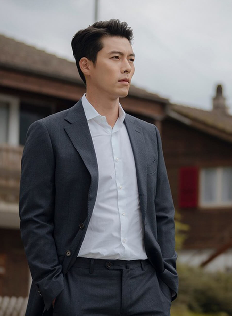 Harpoon Ri Jeong-hyeok Inspired Black Leather Jacket - Crash Landing on You Style