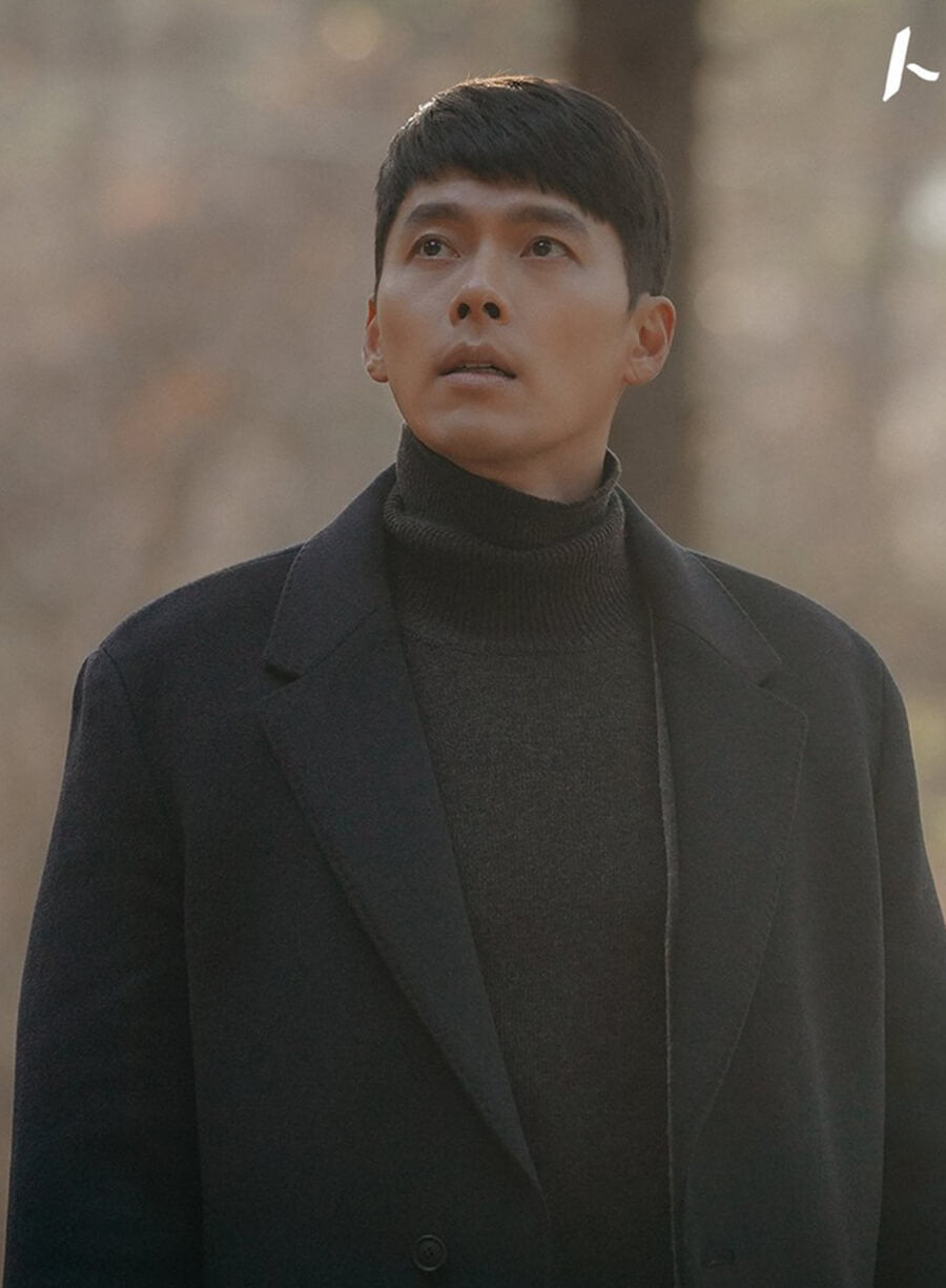 Harpoon Ri Jeong-hyeok Inspired Blue Coat - Crash Landing on You Style