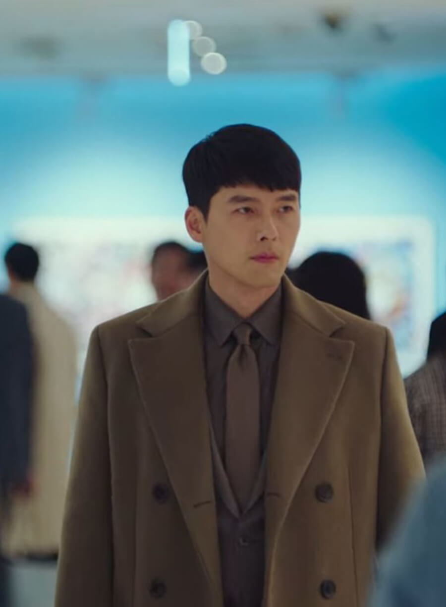Harpoon Ri Jeong-hyeok Inspired Brown Coat - Crash Landing on You Style