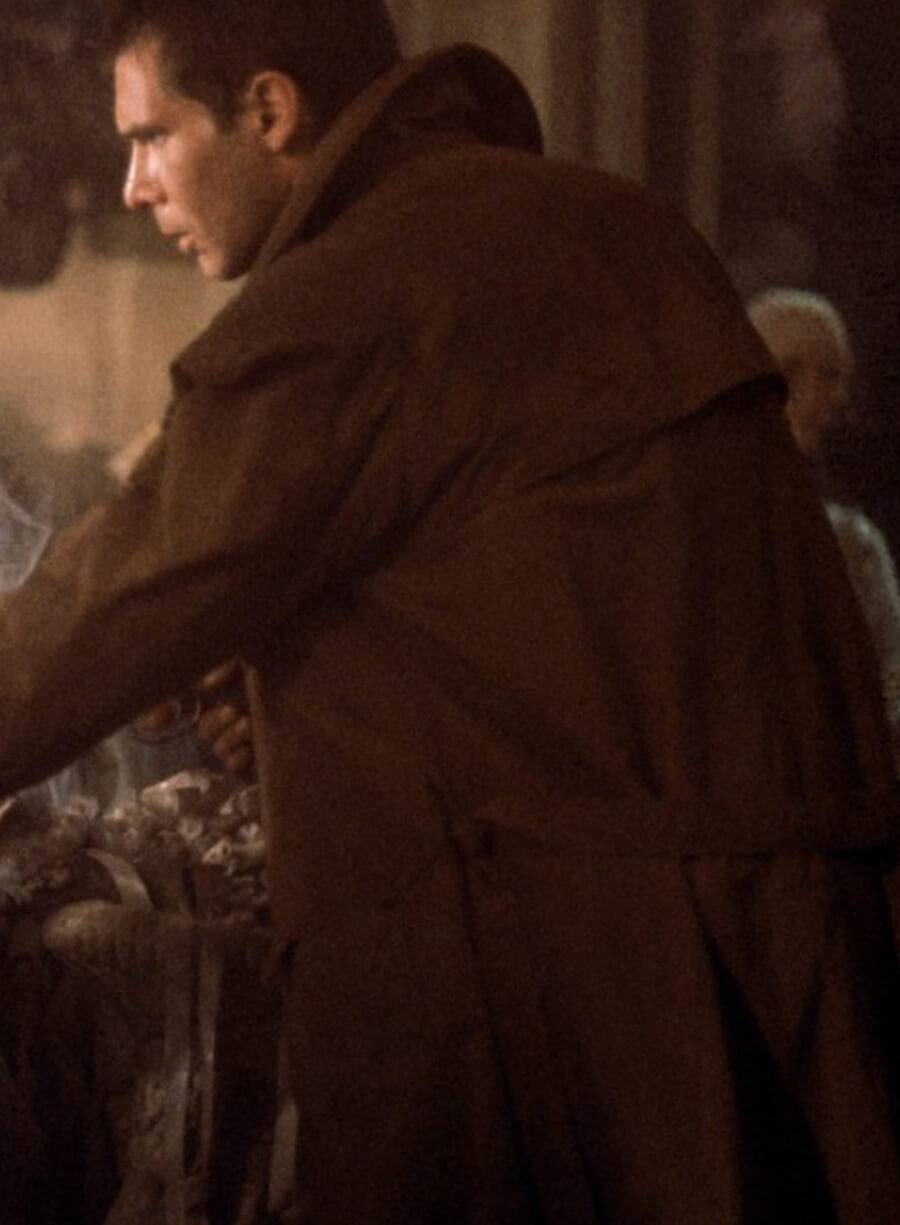 Harpoon Rick Deckard Inspired Brown Coat - Blade Runner Style