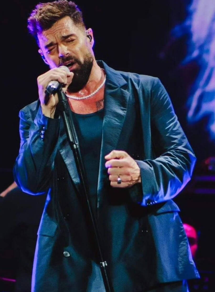 Harpoon Ricky Martin Blazer Inspired Black Cotton Fabric Cotton Jacket