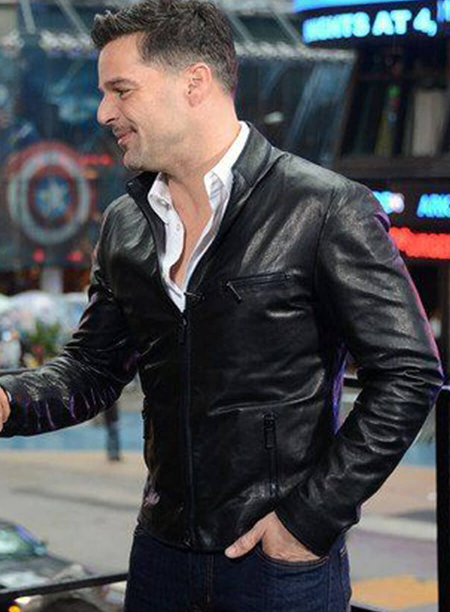 Harpoon Ricky Martin Inspired Black Real Leather Leather Jacket