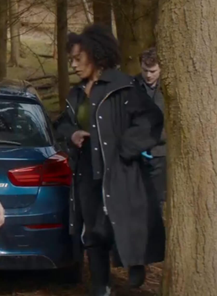 Harpoon Kat Donovan Inspired Black Coat - Missing You 2025 Style