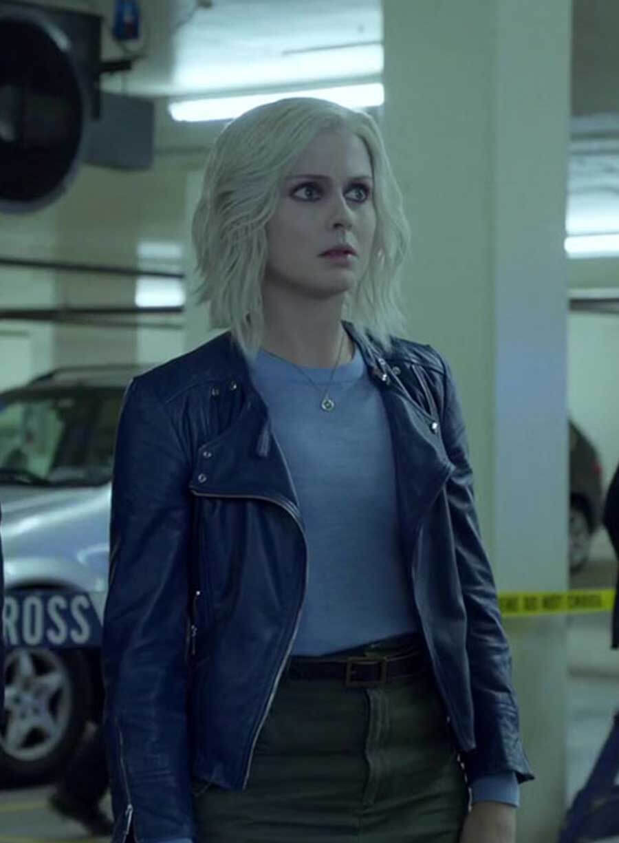 Harpoon Liv Moore Inspired Black Real Leather Leather Jacket - iZombie Style
