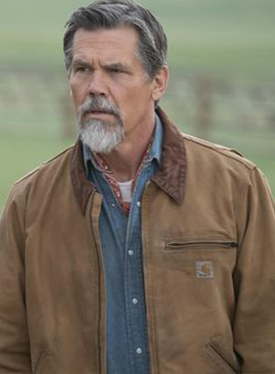 Harpoon Royal Abbott Inspired Brown Suede Leather Leather Jacket - Outer Range Tv Series Style