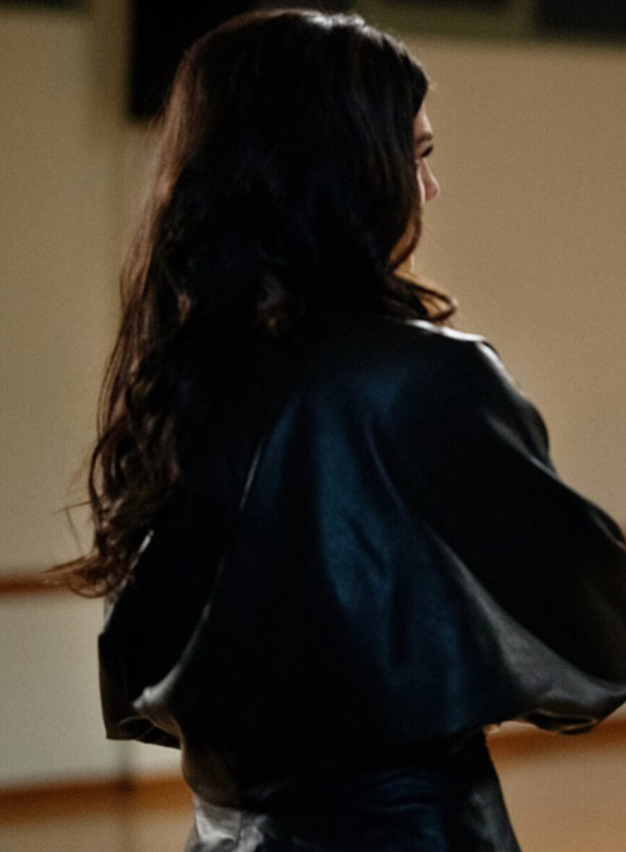 Harpoon Ruby Inspired Black Real Leather Leather Jacket - Supernatural Tv Series Style
