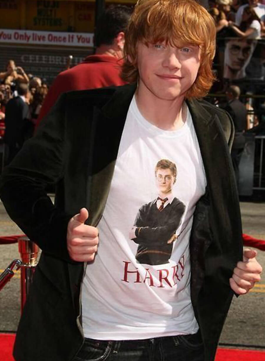 Harpoon Rupert Grint Velvet Blazer Inspired Green Leather Jacket
