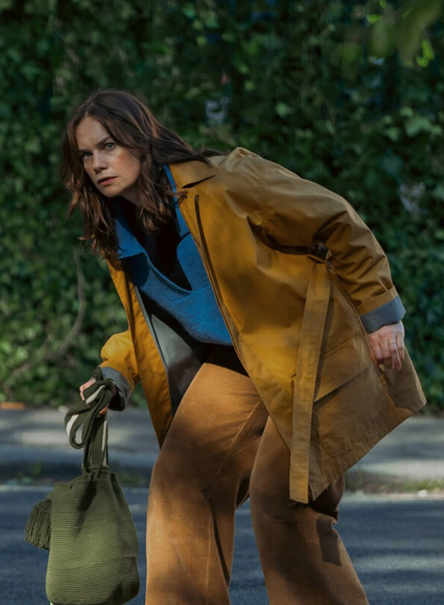 Harpoon Sarah Tucker Inspired Mustard Coat - Down Cemetery Road Style
