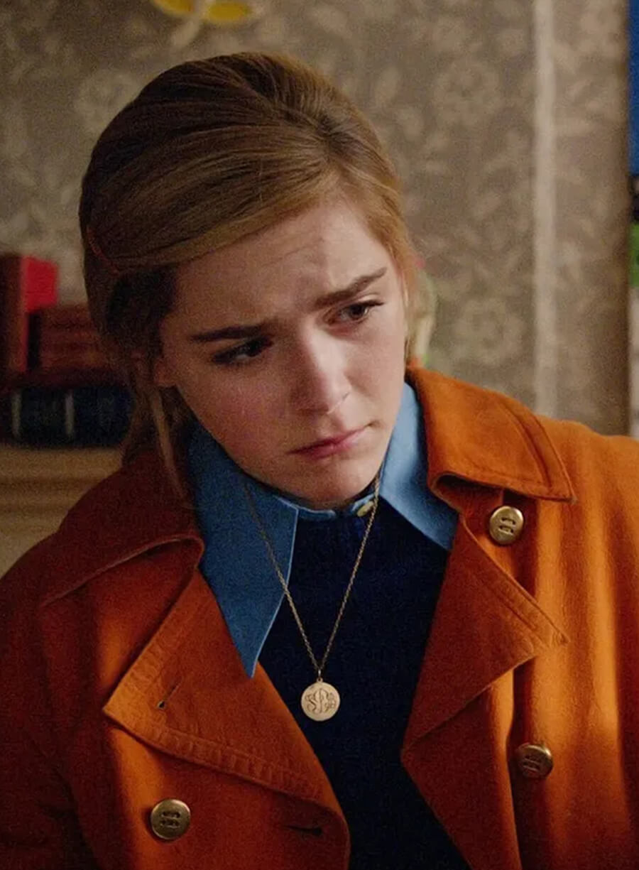 Harpoon Mark Meachum Inspired Orange Coat - Mad Men Style