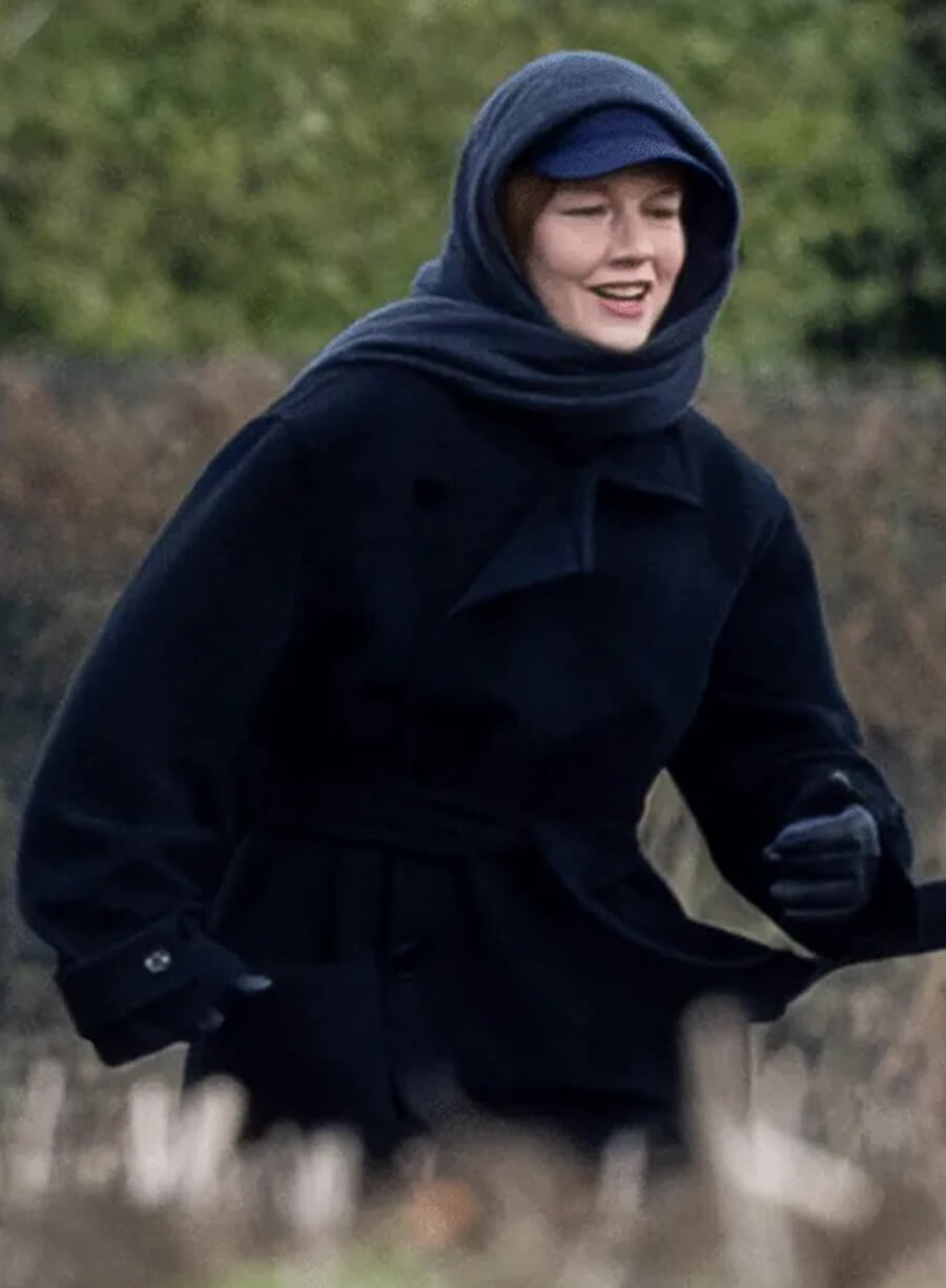 Harpoon Eva Stratt Inspired Black Coat - Project Hail Mary Style