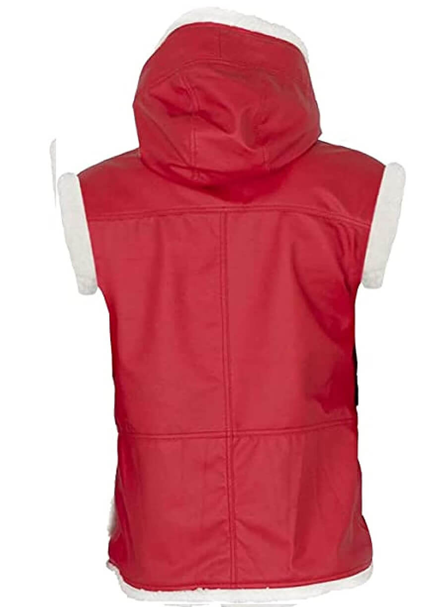 Harpoon Santa Claus Vest Inspired Faux Leather / Real Leather Costume Jacket