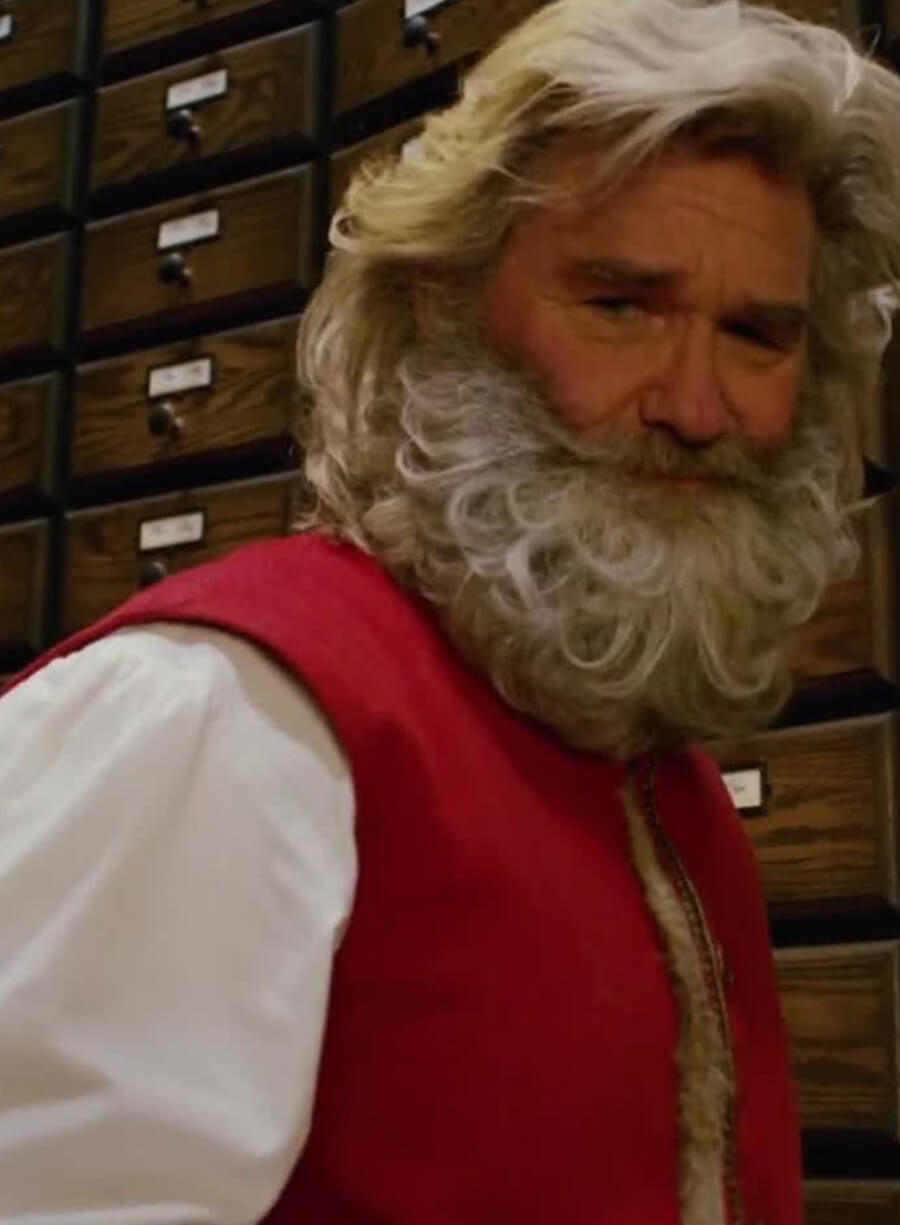 Harpoon Santa Claus The Christmas Chronicles Vest Inspired Red Leather Jacket