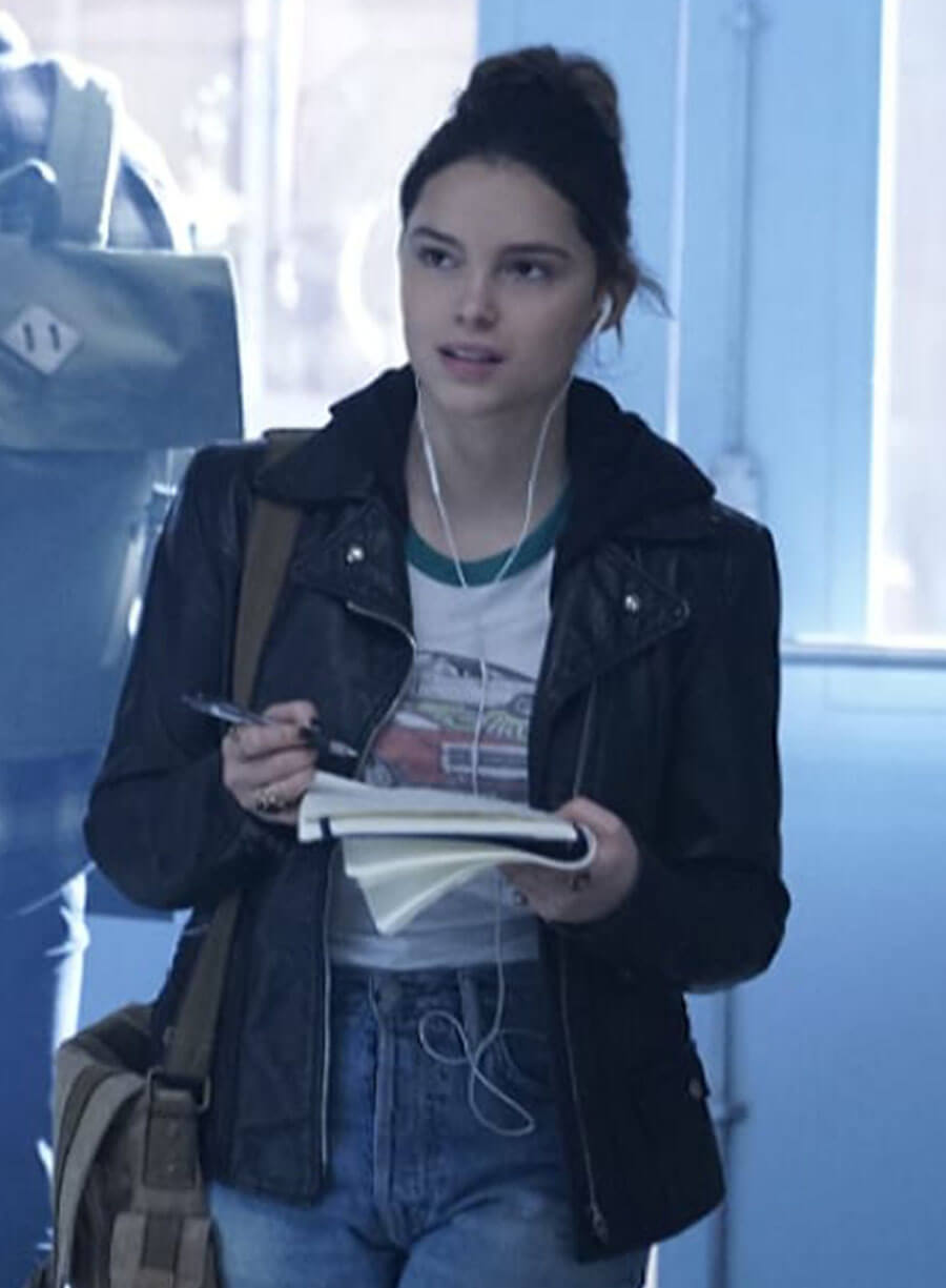 Harpoon Sarah Cushing Inspired Black Leather Jacket - Superman & Lois Style