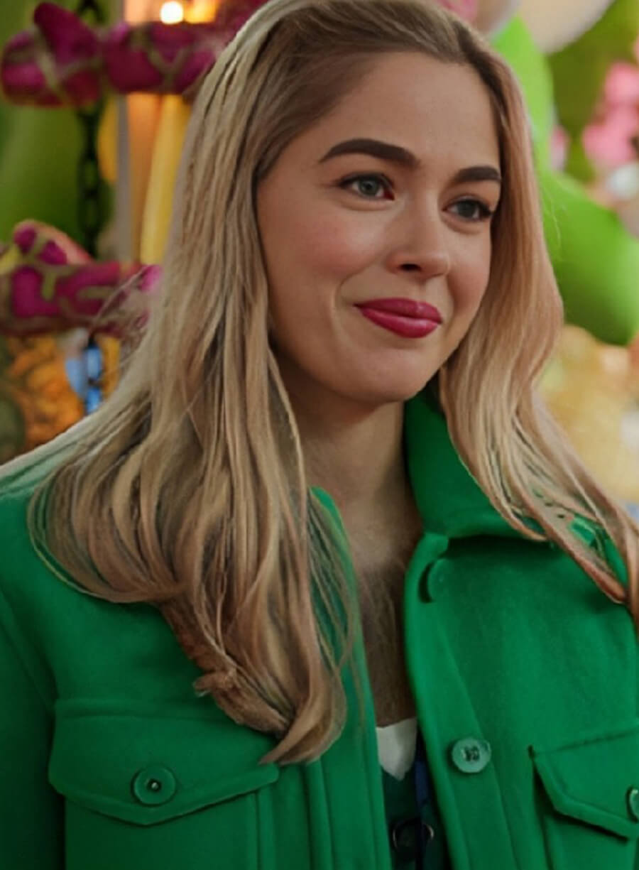 Harpoon Lizzie Inspired Green Wool Jacket - Virgin River S05 Style
