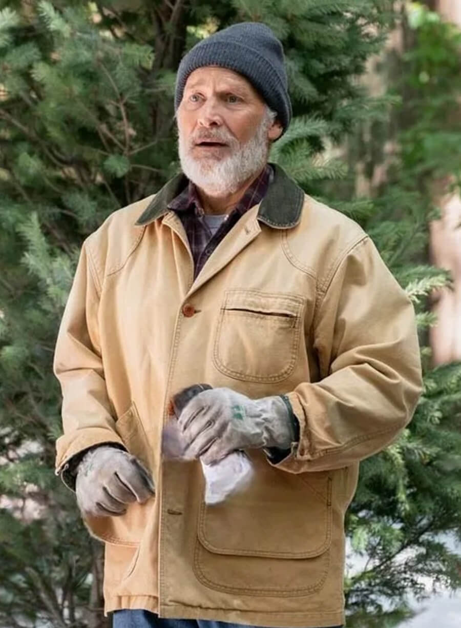 Harpoon Scott Turner Inspired Beige Leather Jacket - The Noel Diary Style