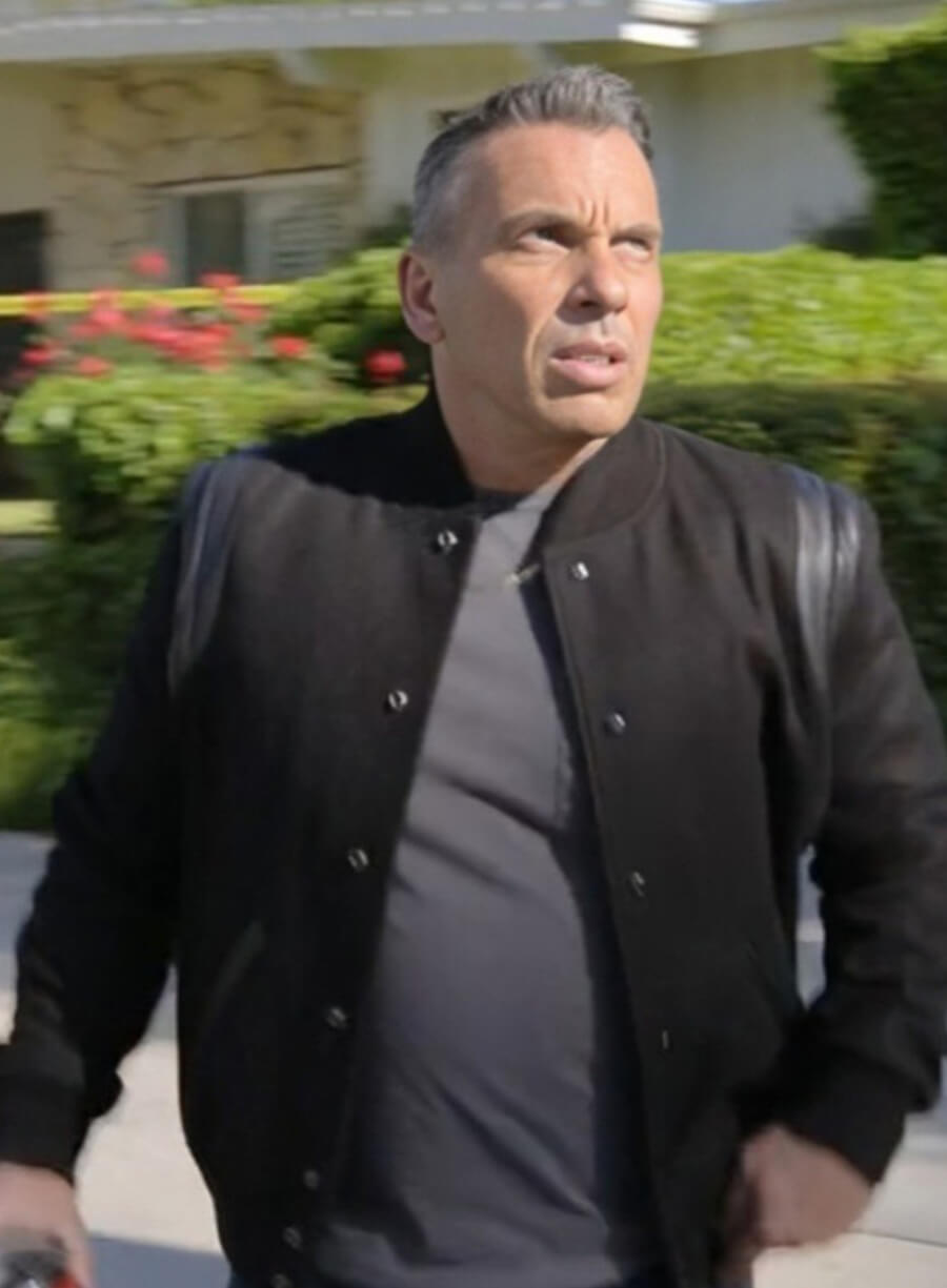Harpoon Danny Inspired Black Bomber Jacket - Bookie Tv Series Style