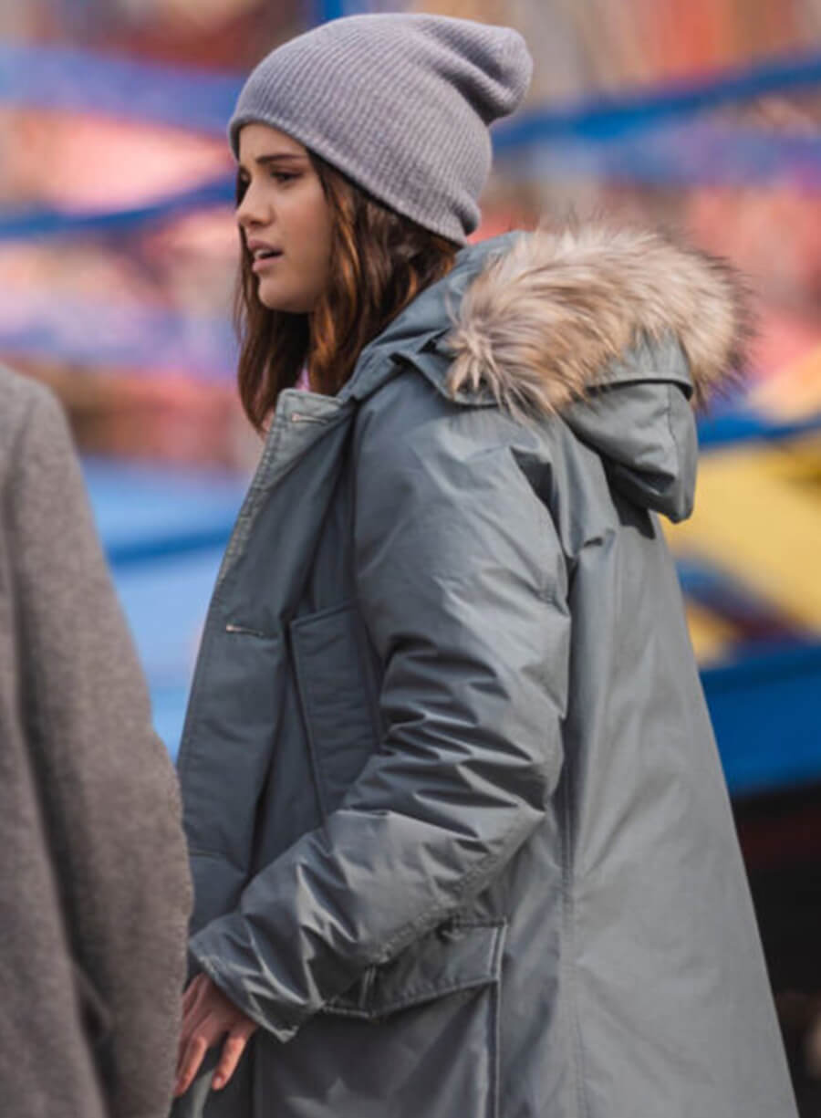 Harpoon Mabel Mora Inspired Blue Hooded Jacket - Only Murders in the Building Style