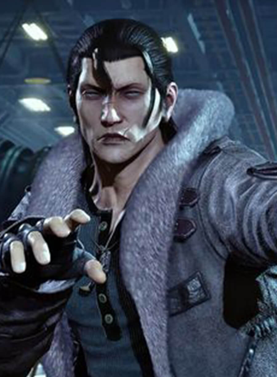 Harpoon Sergei Dragunov Inspired Grey Coat - Tekken 8 Style