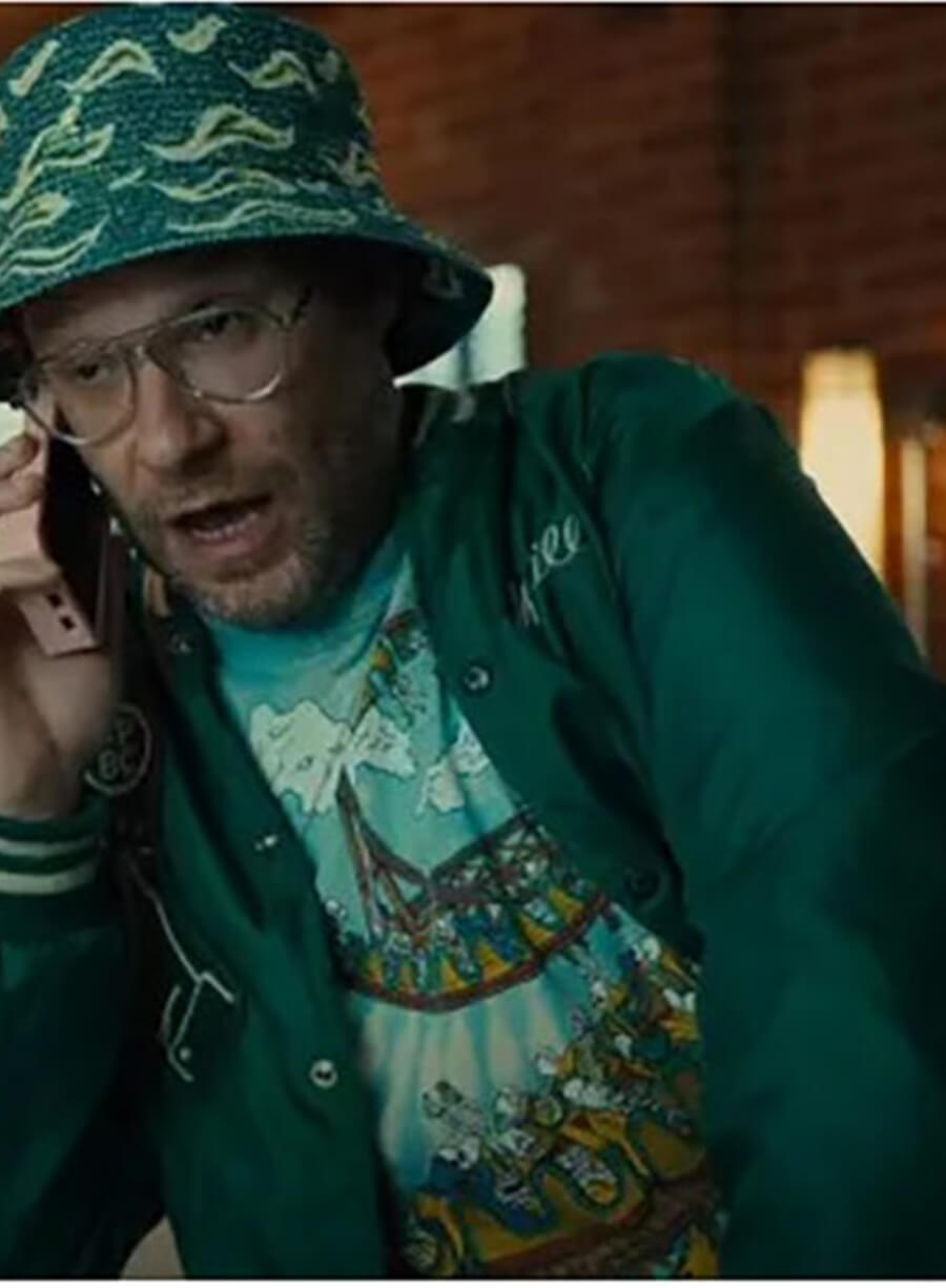 Harpoon Will Inspired Green Varsity Jacket - Platonic 2023 Style