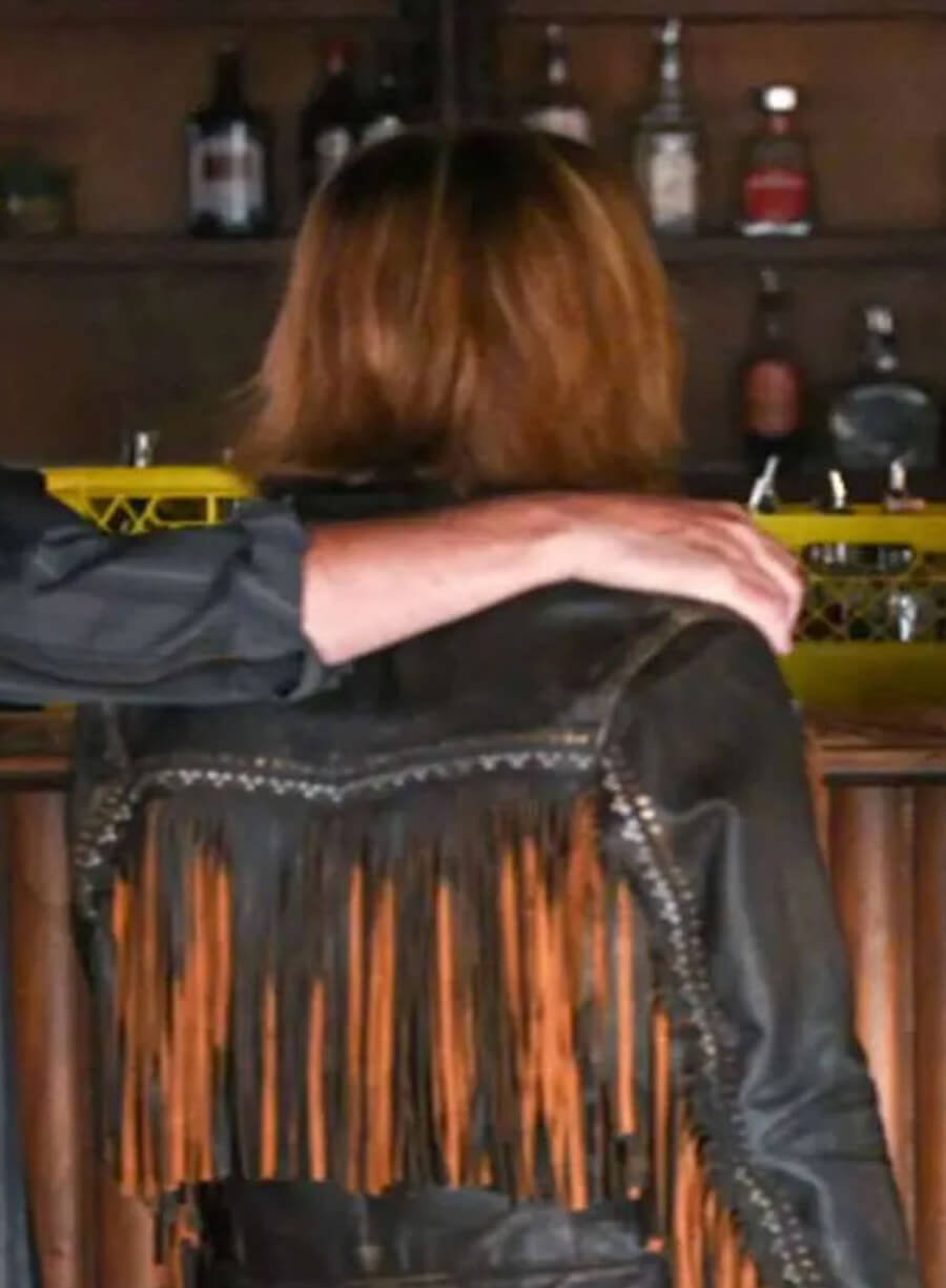 Harpoon Sharon Leone Inspired Black Real Leather Leather Jacket - Fire Country Style