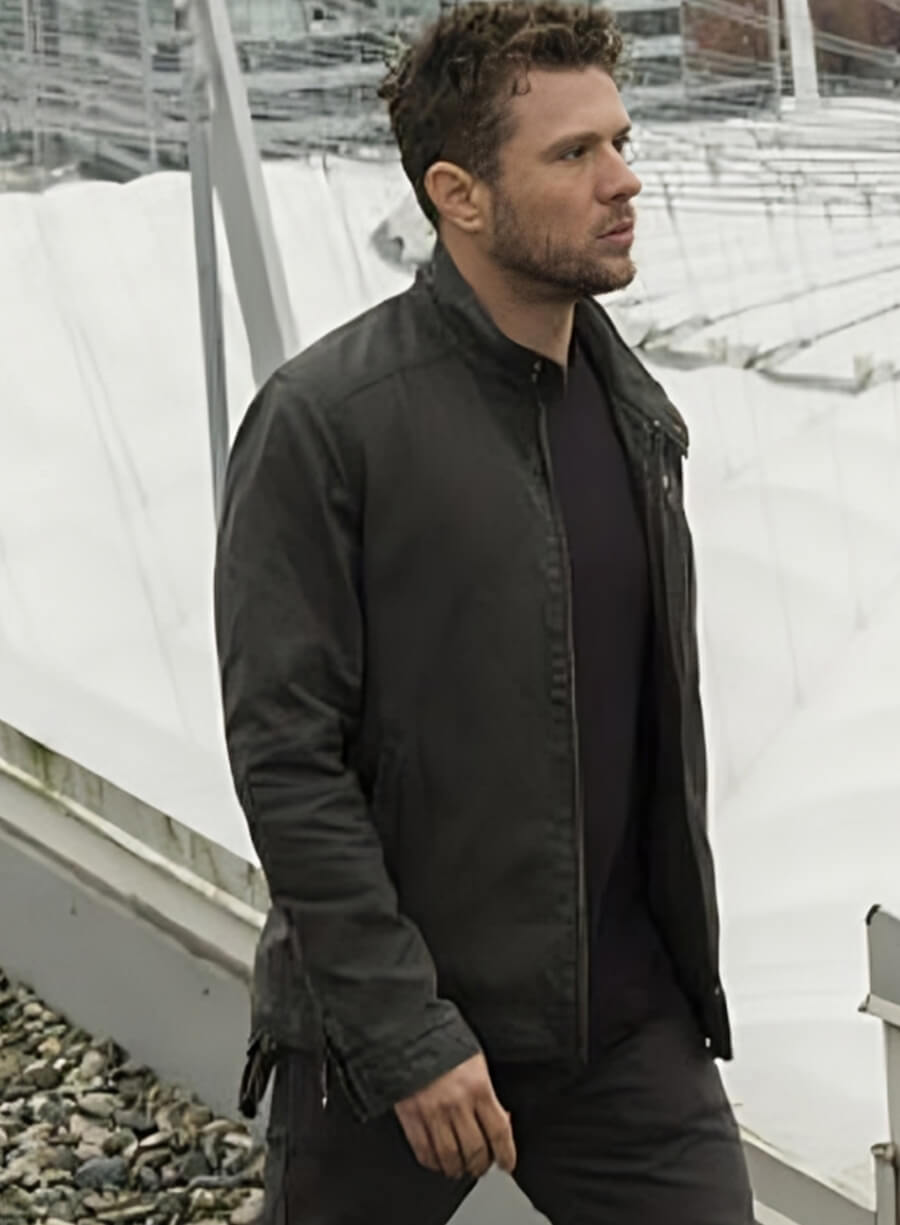 Harpoon Bob Lee Swagger Inspired Black Cotton Fabric Cotton Jacket - Shooter Tv Series Style