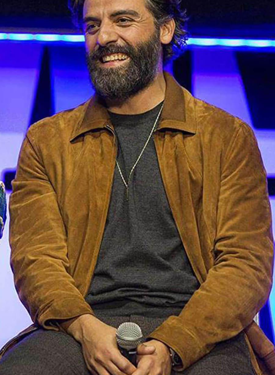 Harpoon Poe Dameron Inspired Brown Suede Leather Leather Jacket - Star Wars: The Rise of Skywalker Style