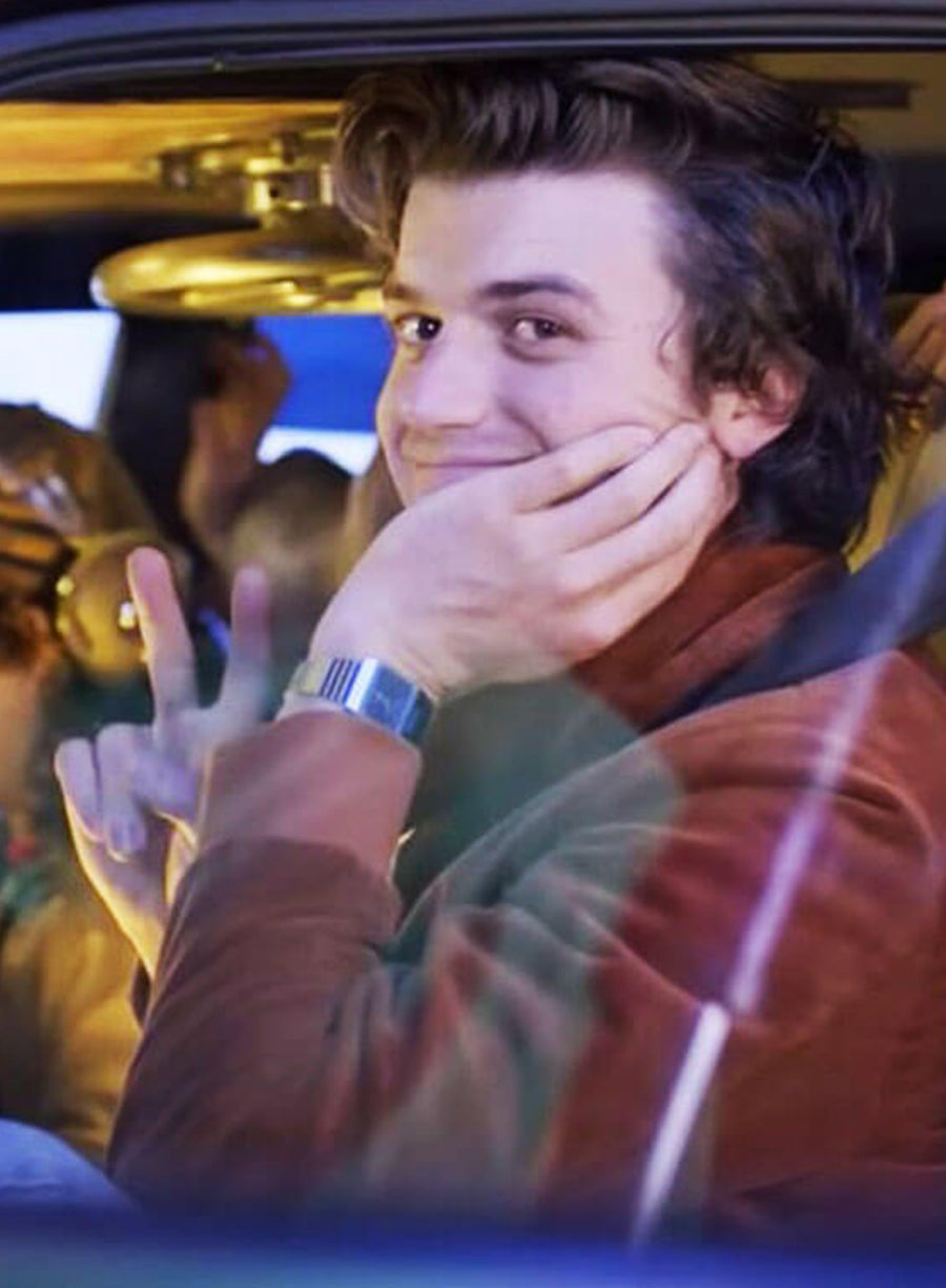 Harpoon Steve Harrington Inspired Brown Leather Jacket - Stranger Things Style