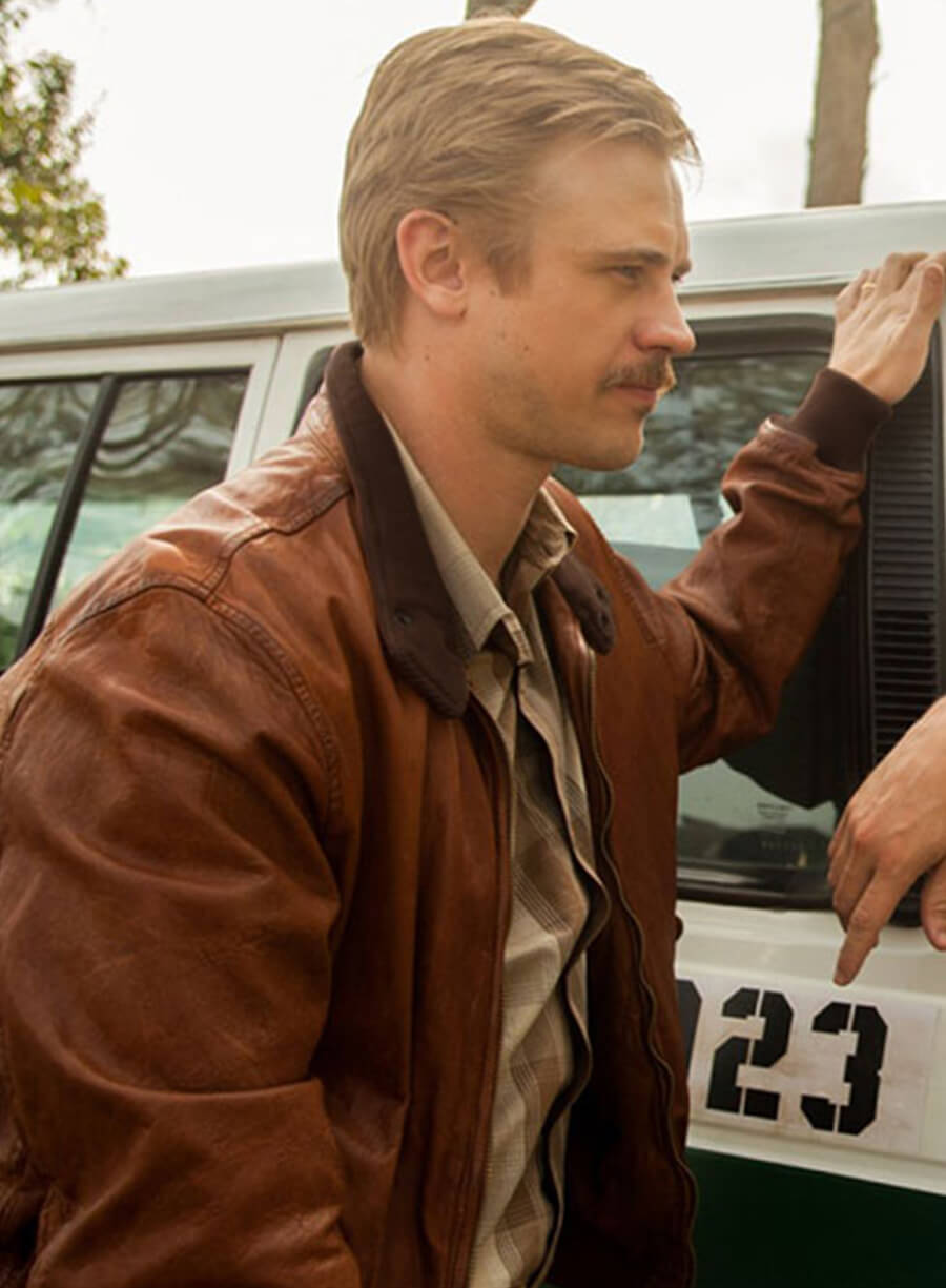 Harpoon Steve Murphy Inspired Brown Leather Jacket - Narcos Style