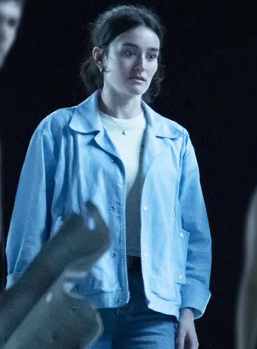 Harpoon Stevie Ward Inspired Blue Leather Jacket - I Know What You Did Last Summer Style