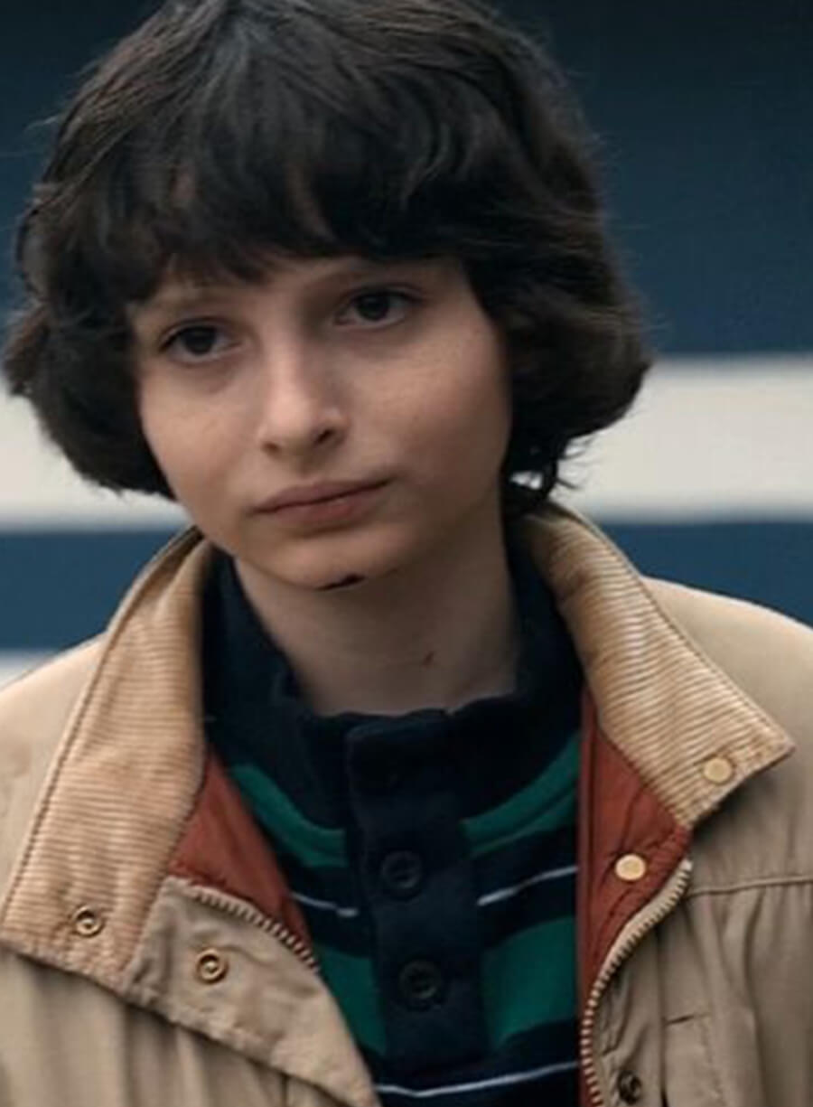 Harpoon Mike Wheeler Inspired Off-White Cotton Jacket - Stranger Things Style