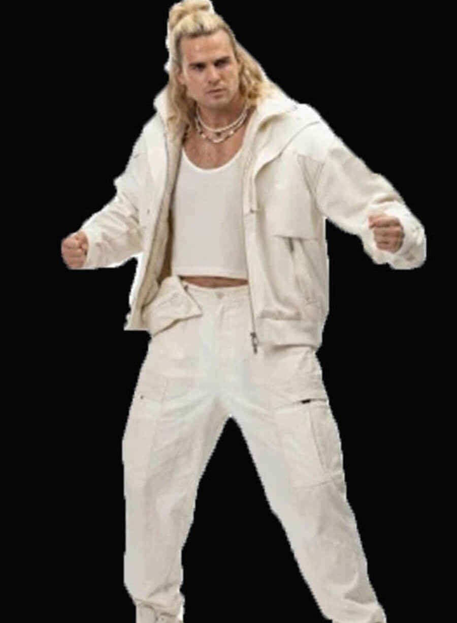 Harpoon Ken Masters Inspired Blue Cotton Jacket - Street Fighter 2026 Style
