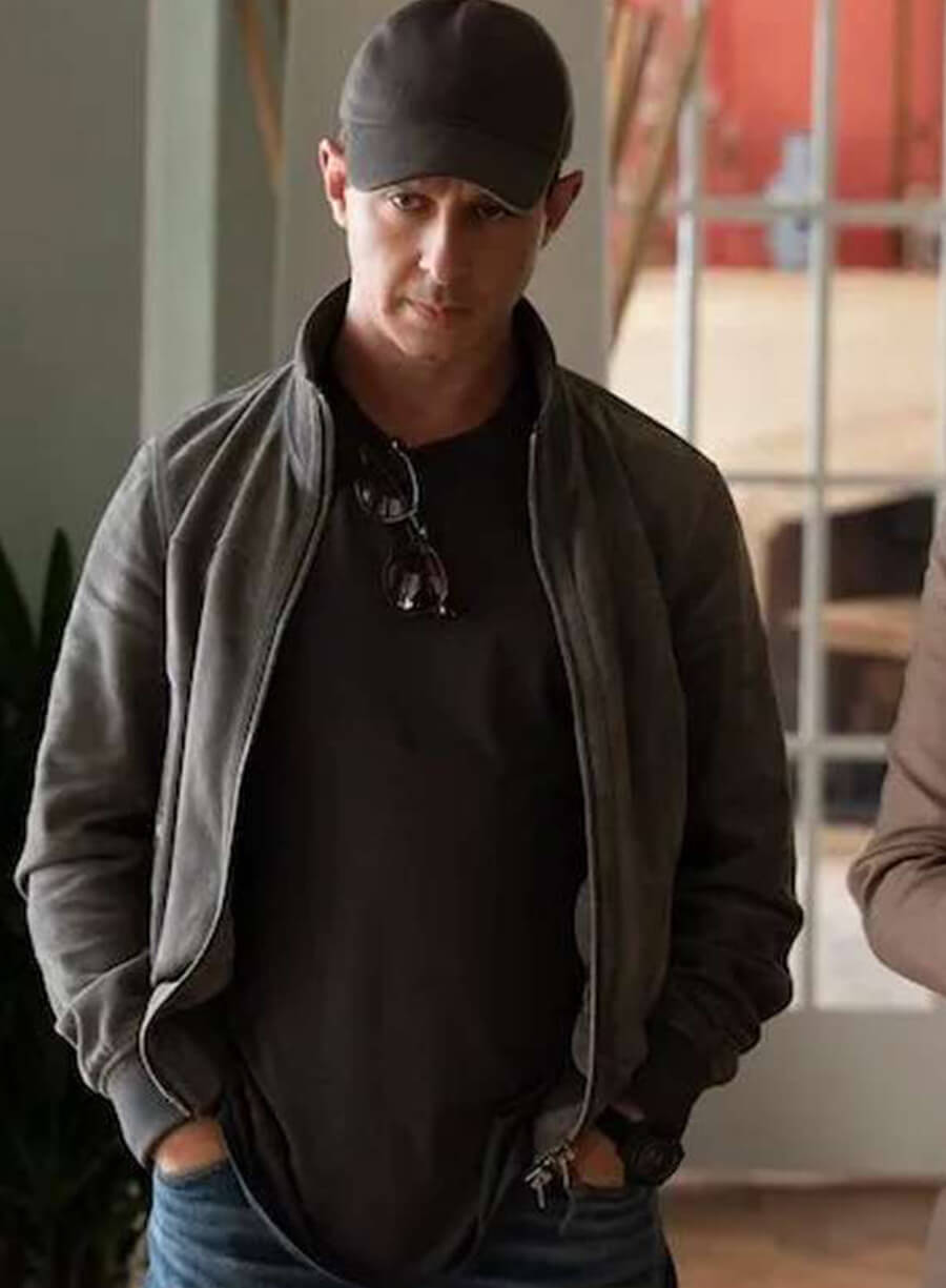Harpoon Kendall Roy Inspired Grey Bomber Jacket - Succession S04 Style