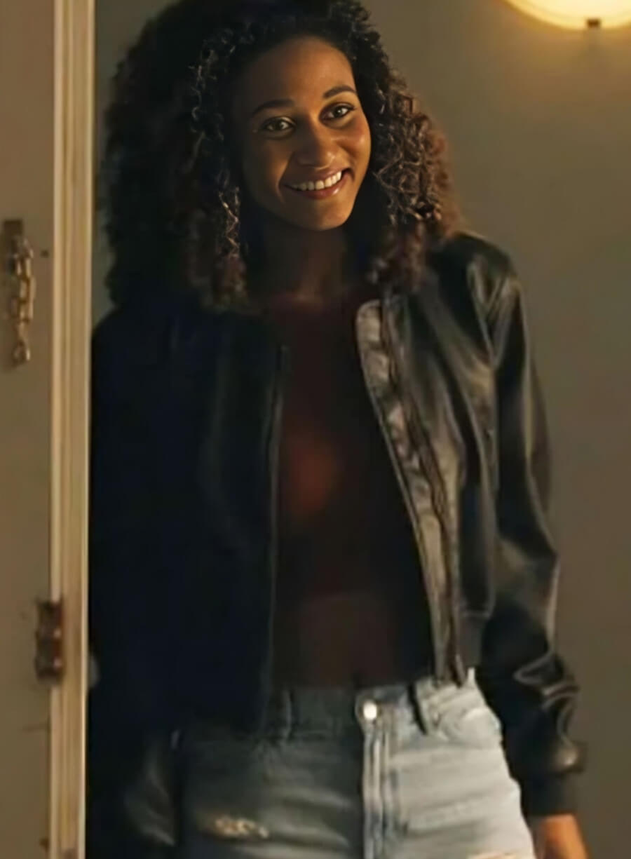 Harpoon Sydney Shandon Inspired Black Leather Jacket - Sullivan's Crossing Style
