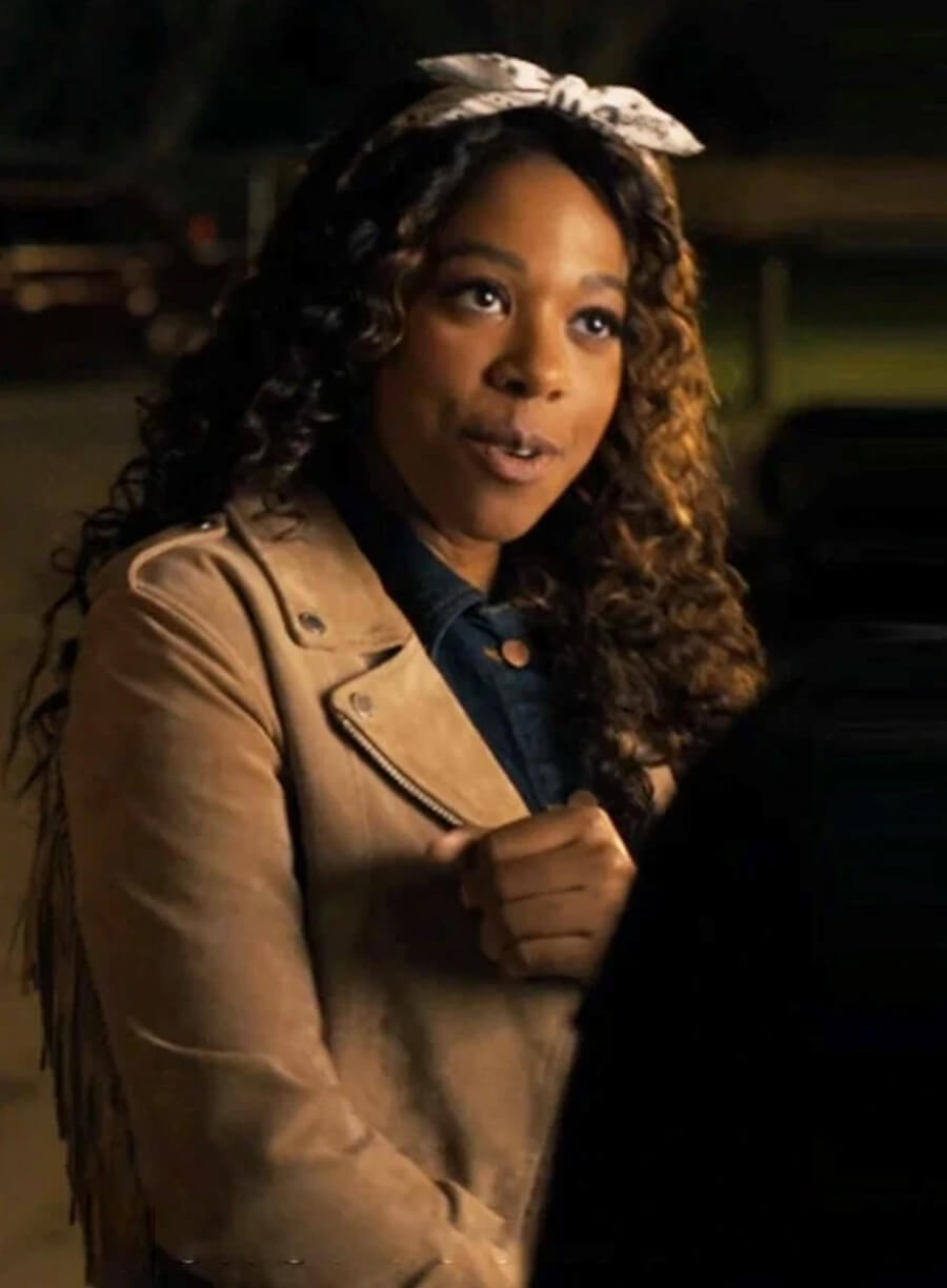 Harpoon Suzette Deveraux Inspired Brown Suede Leather Leather Jacket - Providence Falls Style