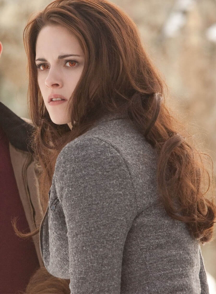 Harpoon Swan Grey Inspired Grey Wool Fabric Wool Jacket - The Twilight Saga: Breaking Dawn 2 Style