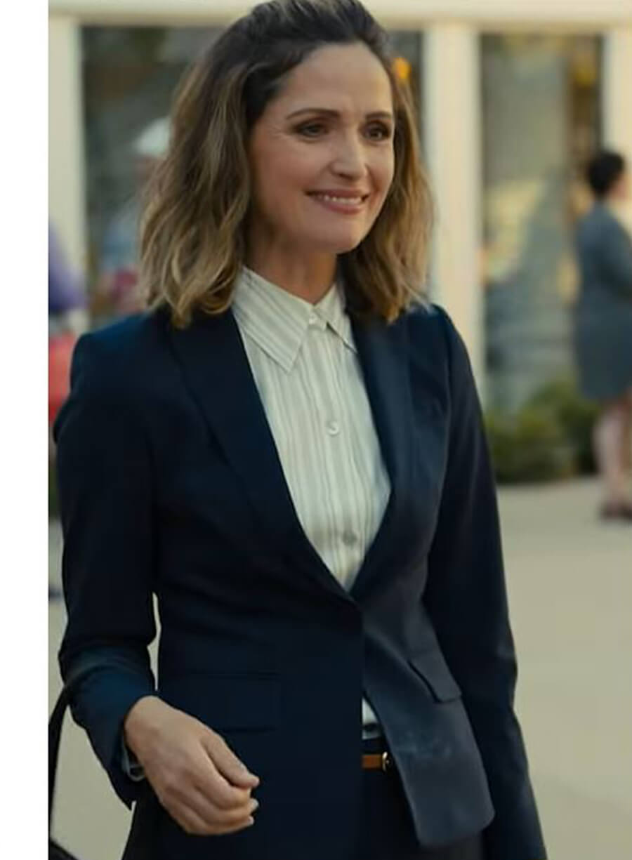 Harpoon Sylvia Inspired Black Leather Jacket - Platonic Tv series Style