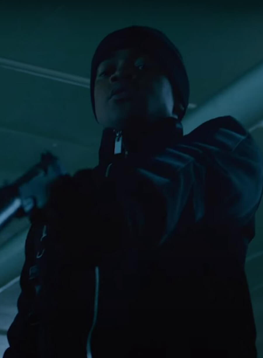 Harpoon Tariq St. Patrick Inspired Black Leather Jacket - Power Book II: Ghost Style