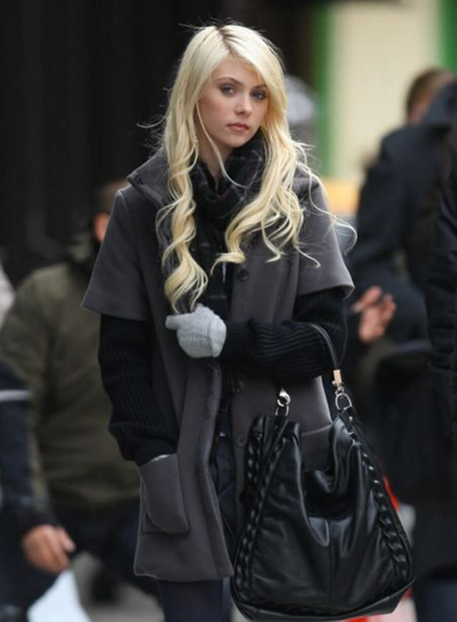 Harpoon Jenny Humphrey Inspired Black Coat - Gossip Girl Style