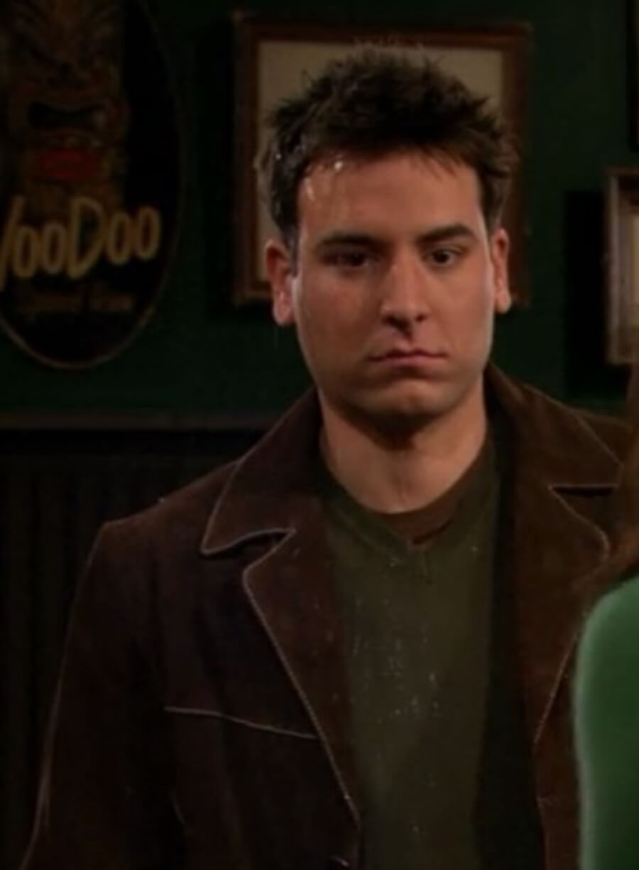 Harpoon Ted Mosby Inspired Brown Leather Jacket - How I met Your Mother Style