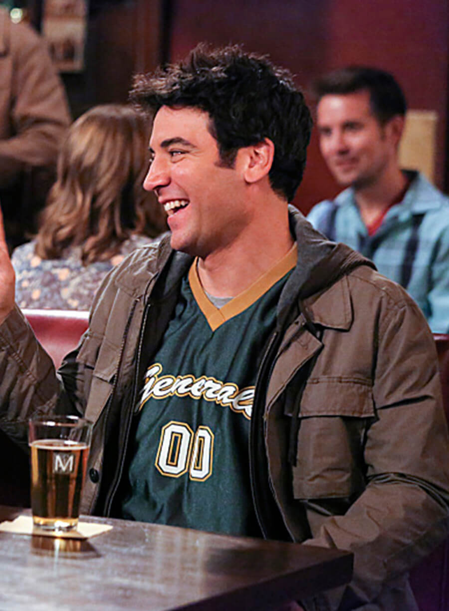 Harpoon Ted Mosby Inspired Brown Leather Jacket - How I met Your Mother S09 Style
